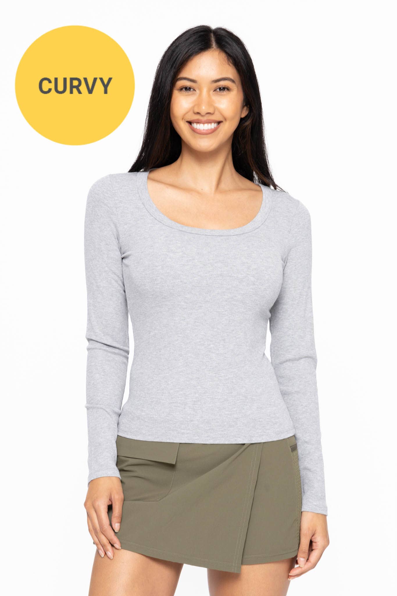 カーラ CARLA Lady shoulder tops Charcoal CARLA カーラ☆Lady shoulder tops Charcoal
