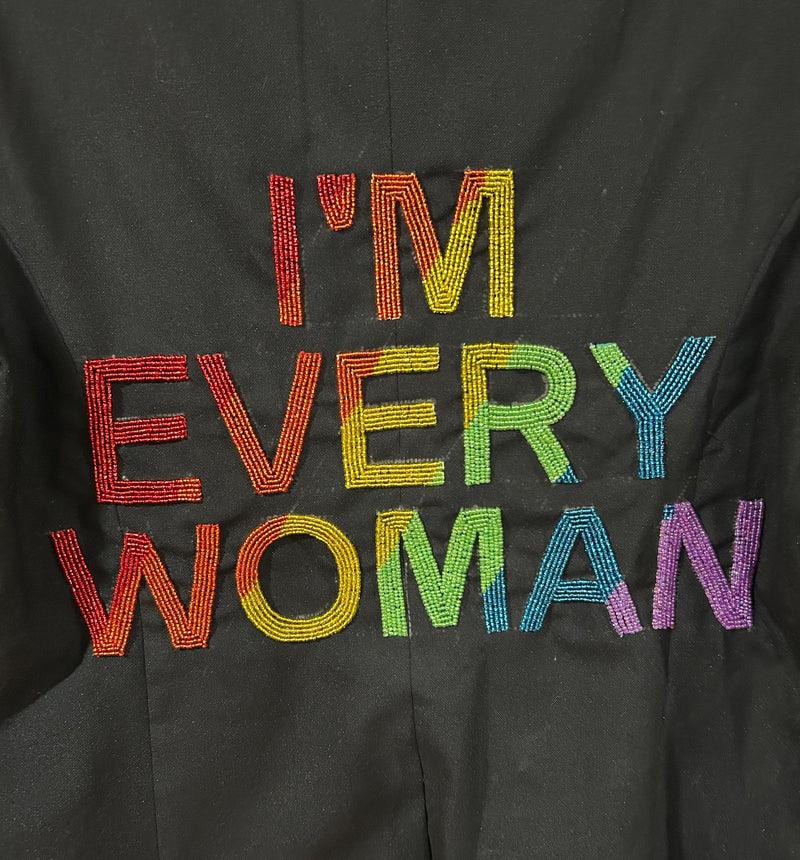 The 'I'm Every Woman' Beaded Blazer