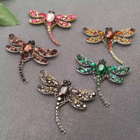 Broach Rhinestone Dragonfly