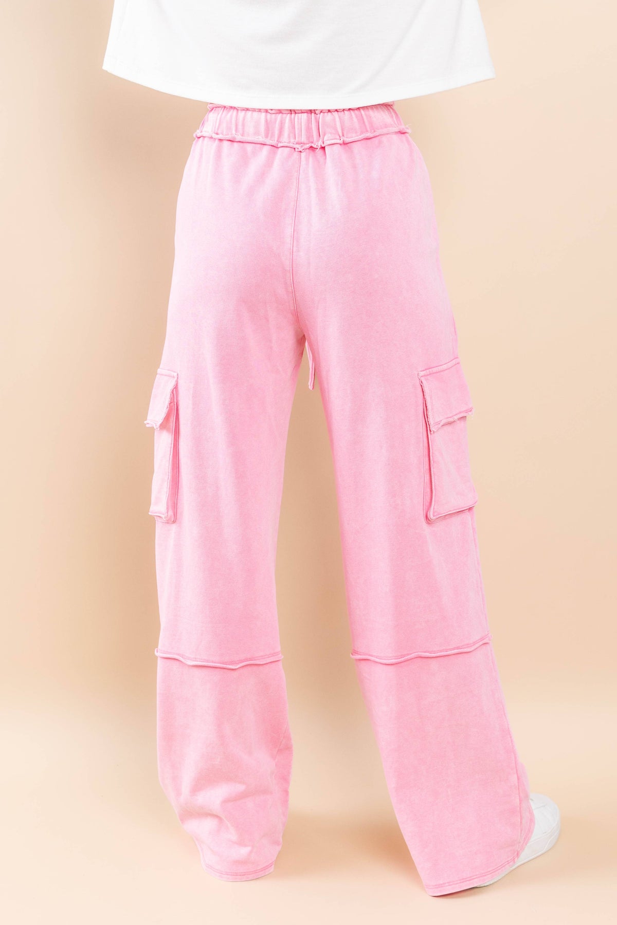 The Minnie Mineral Washed French Terry Pant