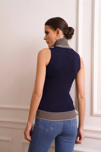 The Carly Modern Sleeveless Turtleneck