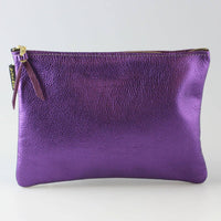 The Metallic Everyday Pouch: 3 sizes! Ginger/Monroe/Carter