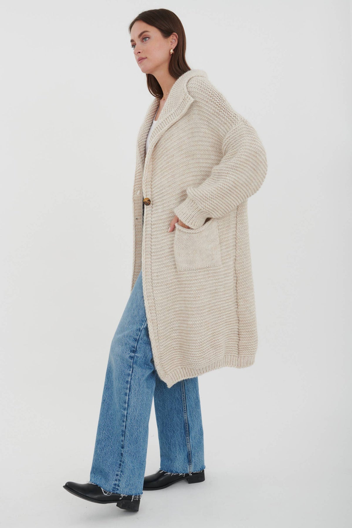 The Winter Solace Knit Coat