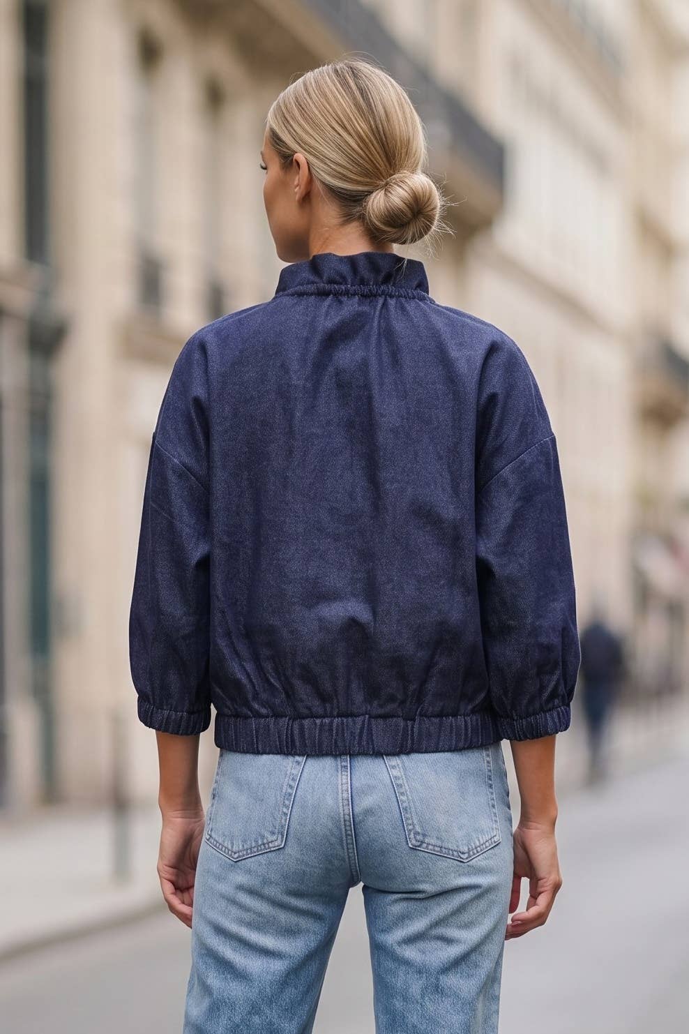 Bianca Denim Zip Up Jacket