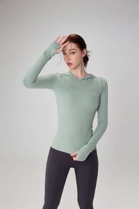 The Juno Active Top With Hoodie