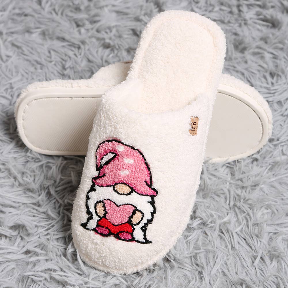 Dwarf Print Soft Home Indoor Floor Slippers