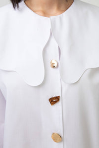 The Wendy Wide Collar Poplin Shirt