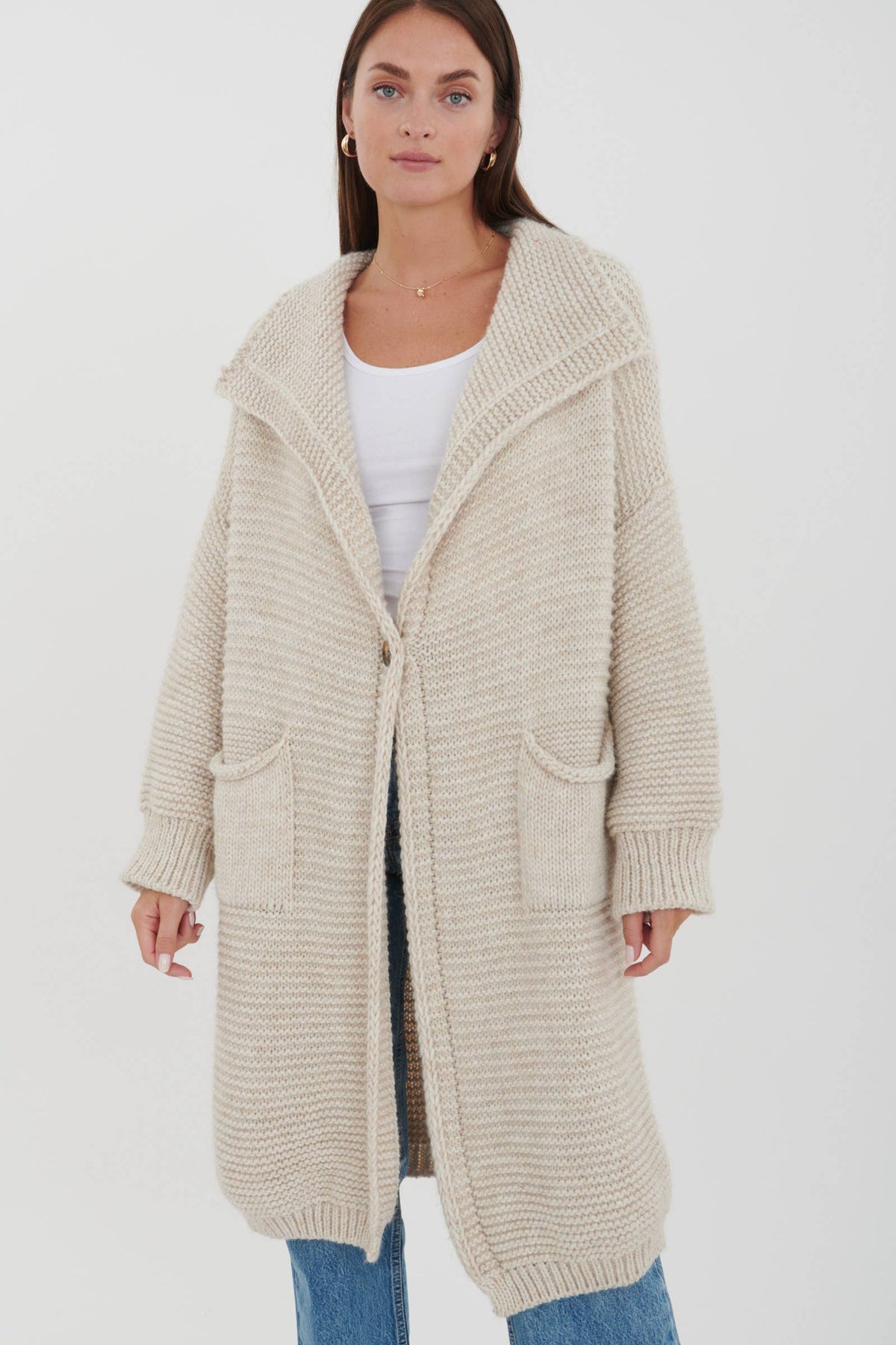 The Winter Solace Knit Coat