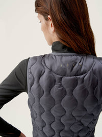 The Kenal Dark Quilted Vest