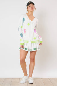 The Ace Tennis Sequins Knit Cardigan