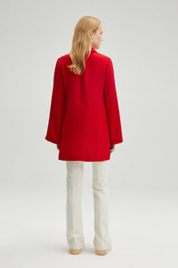 The Rosario Beautiful Red Crepe Tunic