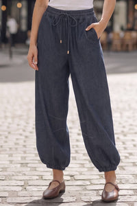 Piper Drawstring Denim Pants