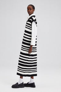 The Claudine Women's Polo Striped Knit Dress