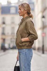 Bianca Denim Zip Up Jacket