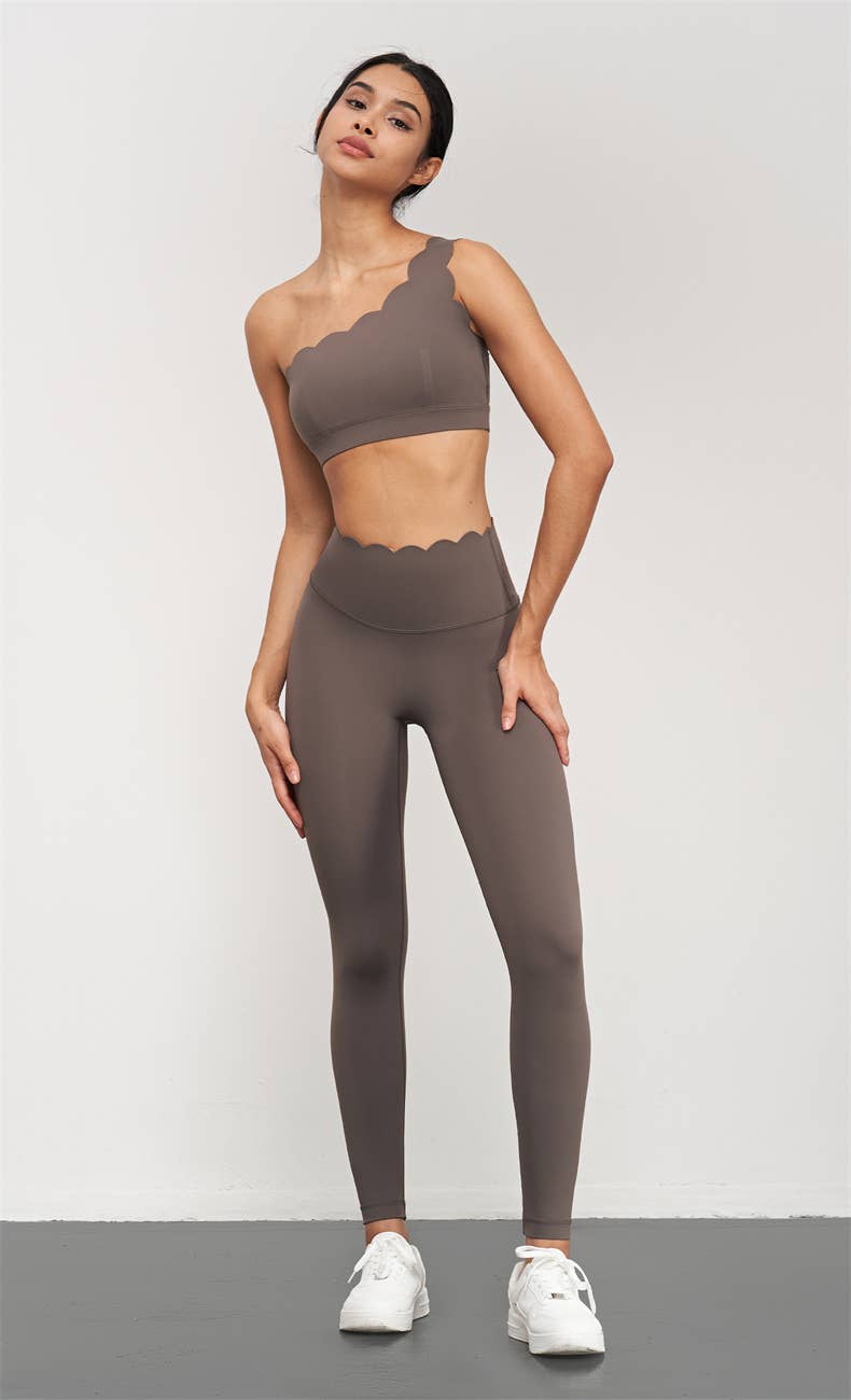 Activewear Armida Scallop High Waist Leggings