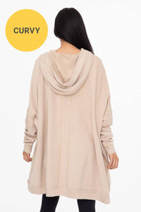 Curvy Casey Oversized Hooded Poncho