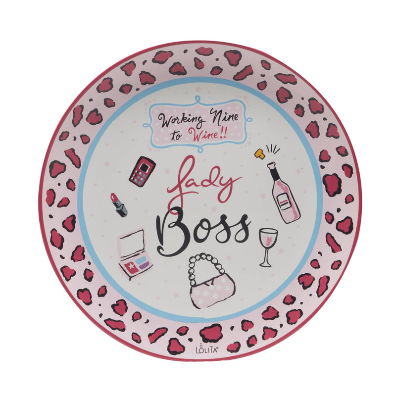 Gift Dessert Plate Set for the Lady Boss