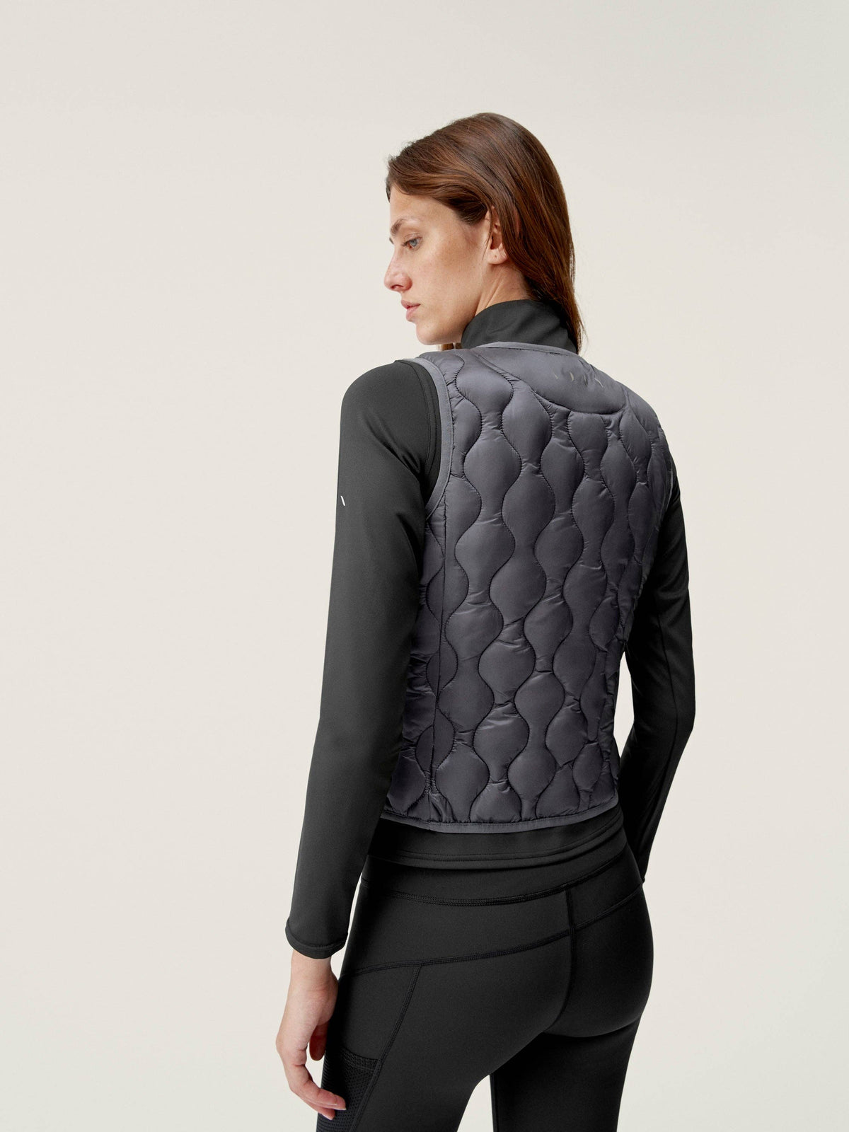 The Kenal Dark Quilted Vest