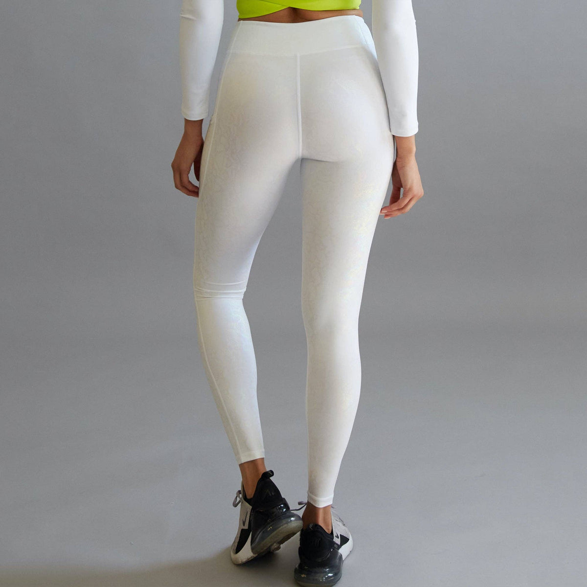 Activewear Aylin White Python Legging