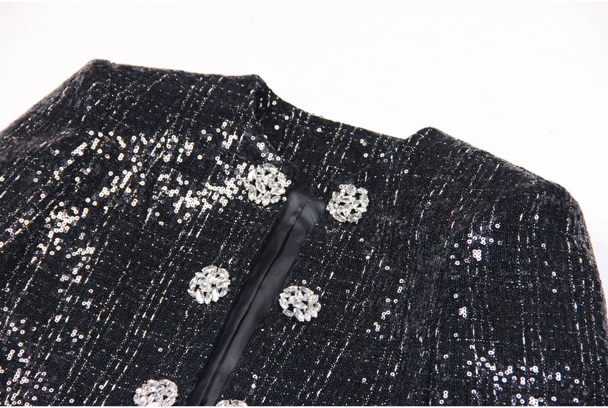 The Terese Sequin Diamond Jacket