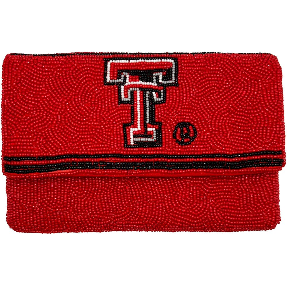 TEXAS TECH MINI BEADED CROSSBODY BAG