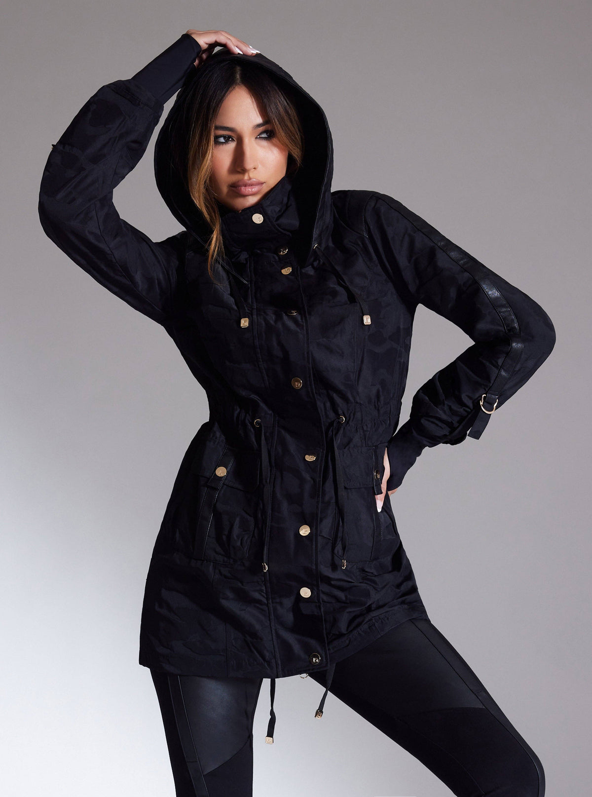 Camo Anorak Gold - Black (JLS)