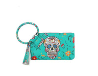 An Array of Color Gabi Day of the Dead Wristlet