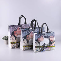 50pcs, 3 Sizes Fashion Girl Collection Non-Woven Gift Bag