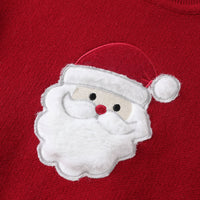 Little Ones Red Santa Christmas Sweater