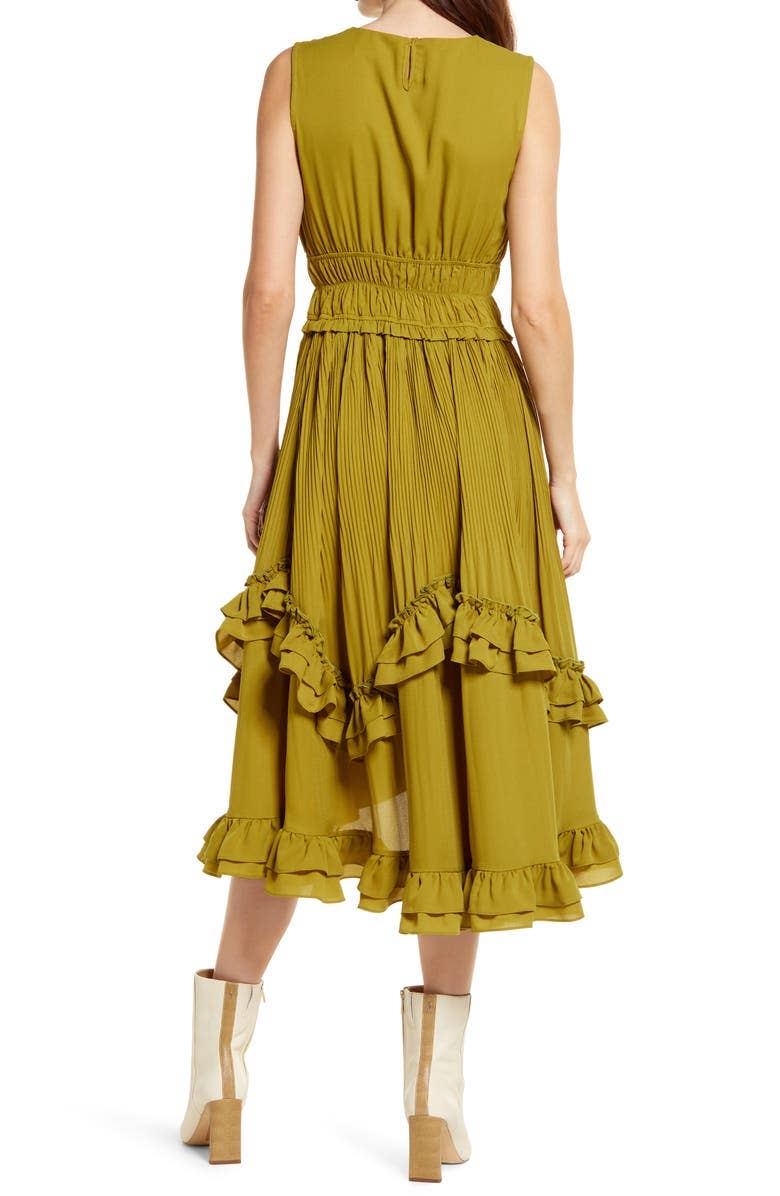 The Libby Ruched Tea Dress