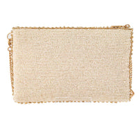 Heart Burst Beaded Red Heart with Ivory Crossbody Phone Bag