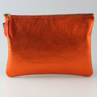 The Metallic Everyday Pouch: 3 sizes! Ginger/Monroe/Carter