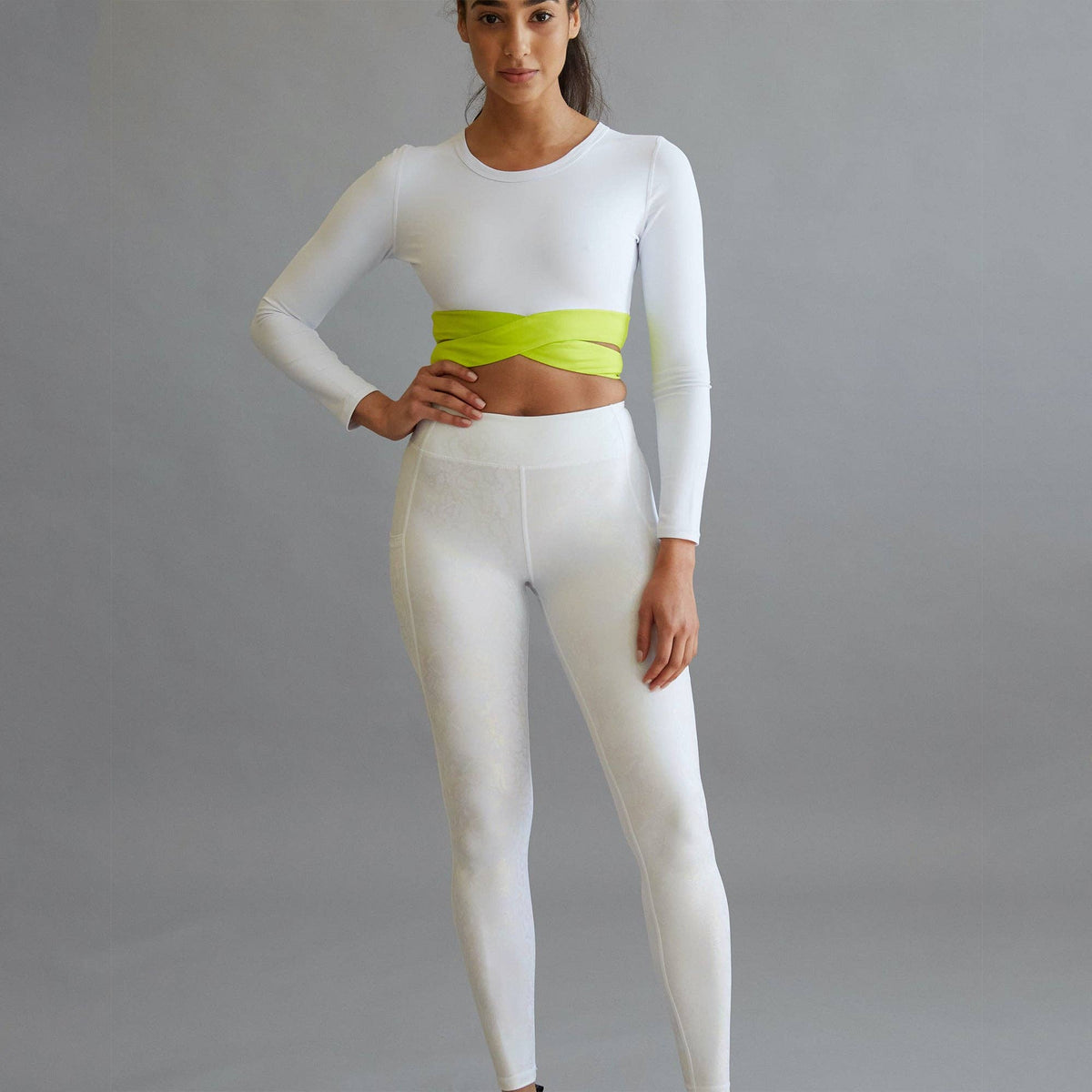 Activewear Aylin White Python Legging