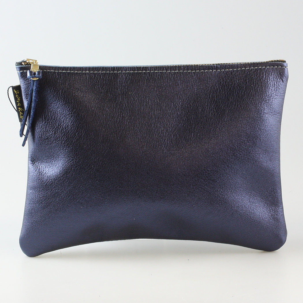 The Metallic Everyday Pouch: 3 sizes! Ginger/Monroe/Carter