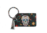 An Array of Color Gabi Day of the Dead Wristlet