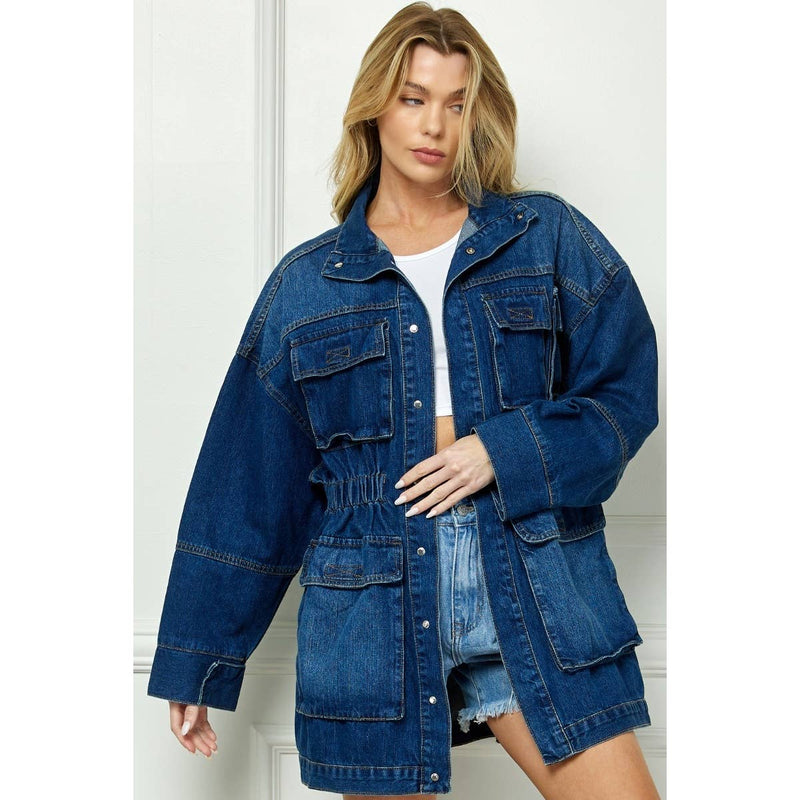 Cargo Denim Jacket