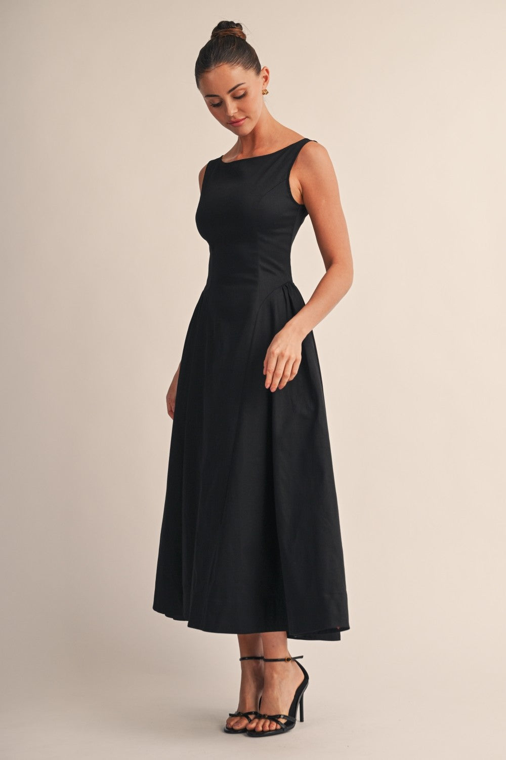 Camille Open Back Midi Dress