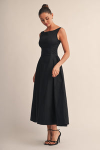 Camille Open Back Midi Dress