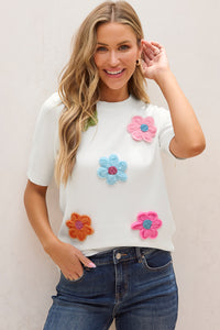 The Fabia Floral Sweater