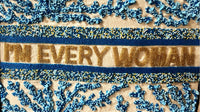 The 'I'm Every Woman' Beaded Catalina Tote