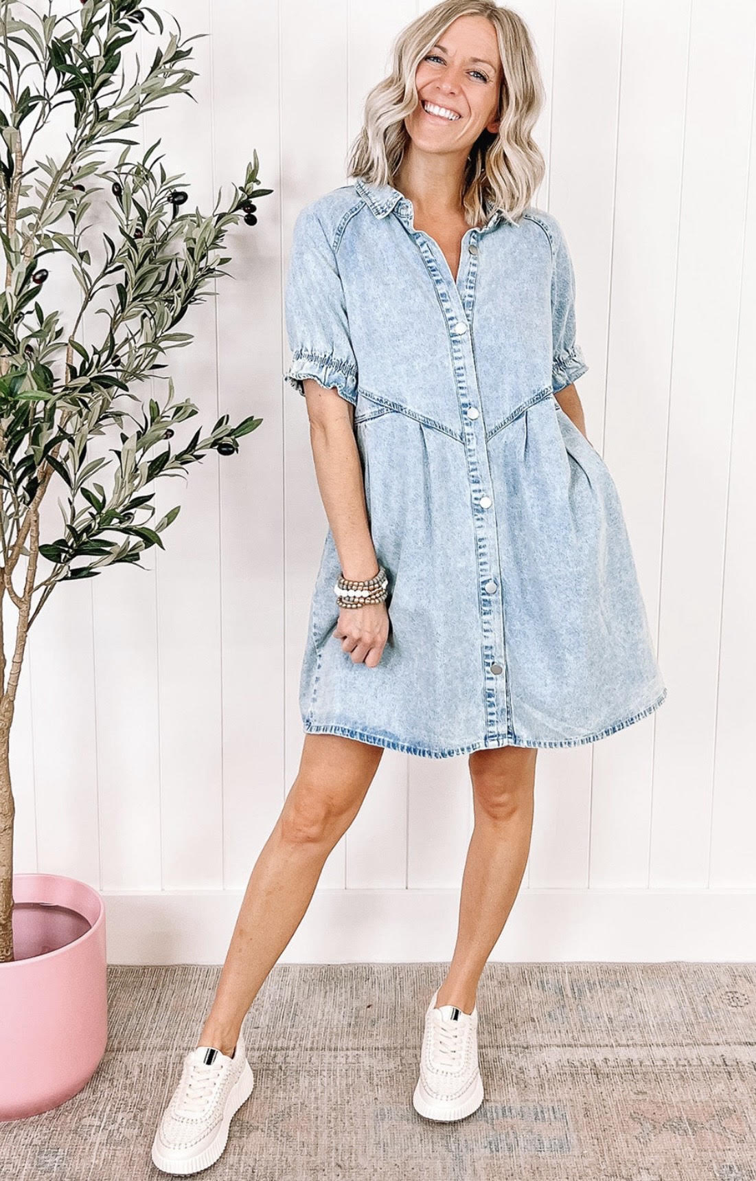 The Charlene Chic Denim Dress