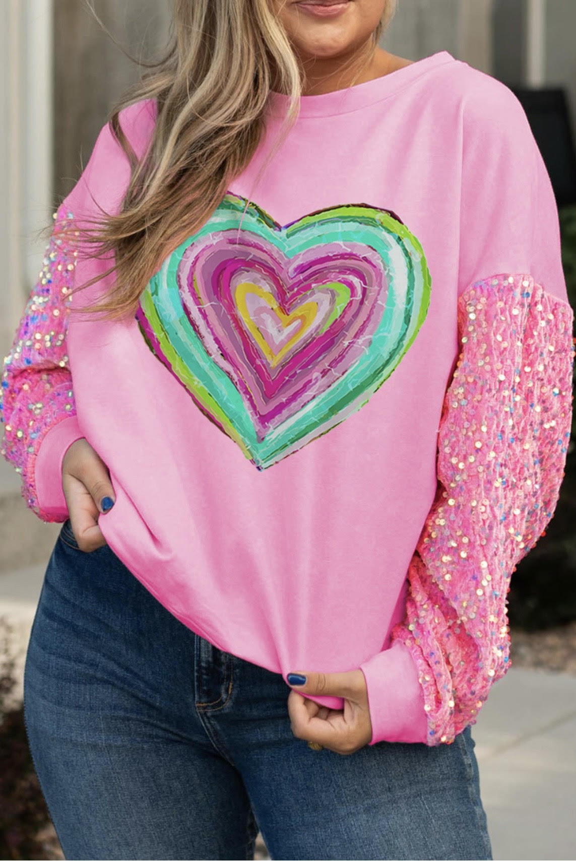 Valentine's / Galentine's Women's Plus Sweatshirt