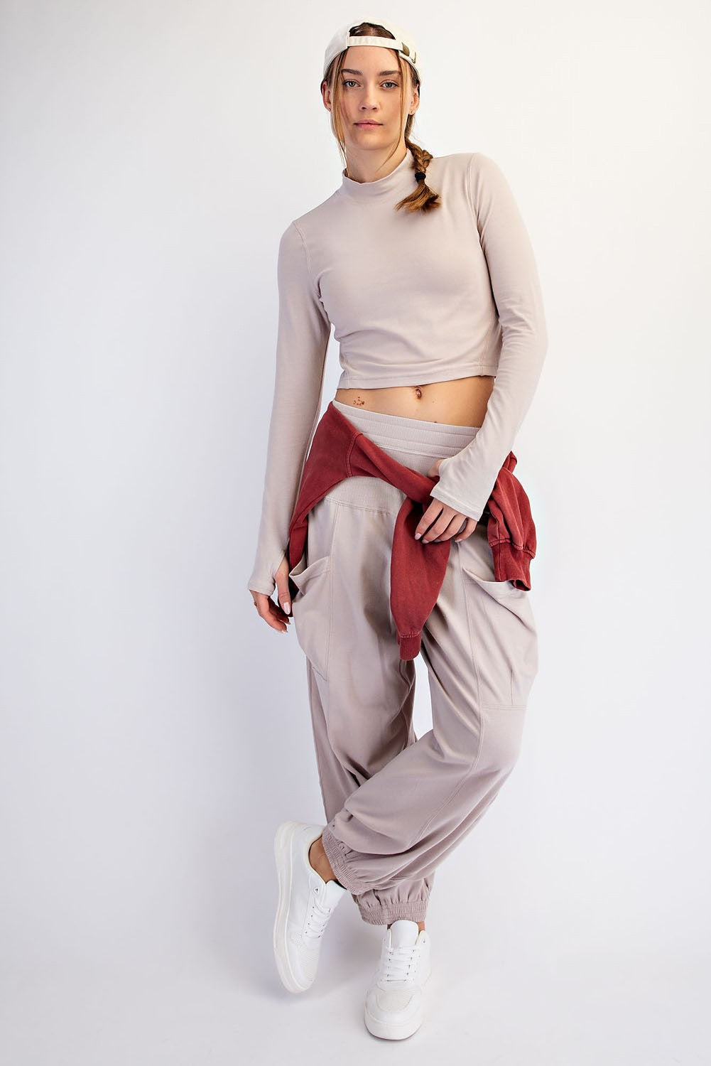 Cotton Lycra Easy Harem Set