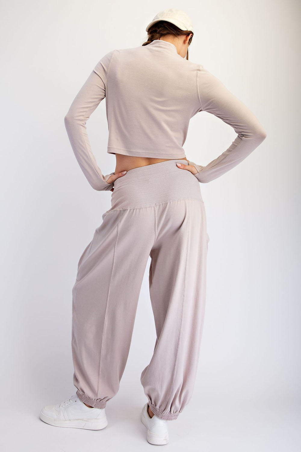 Cotton Lycra Easy Harem Set