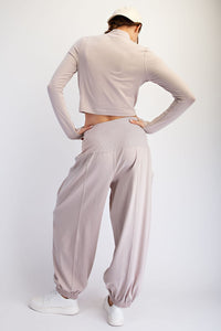 Cotton Lycra Easy Harem Set