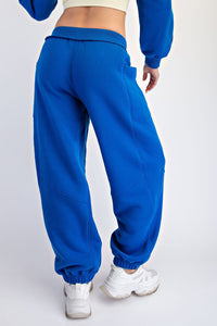 Fleeced Terry Flow Jogger Pants
