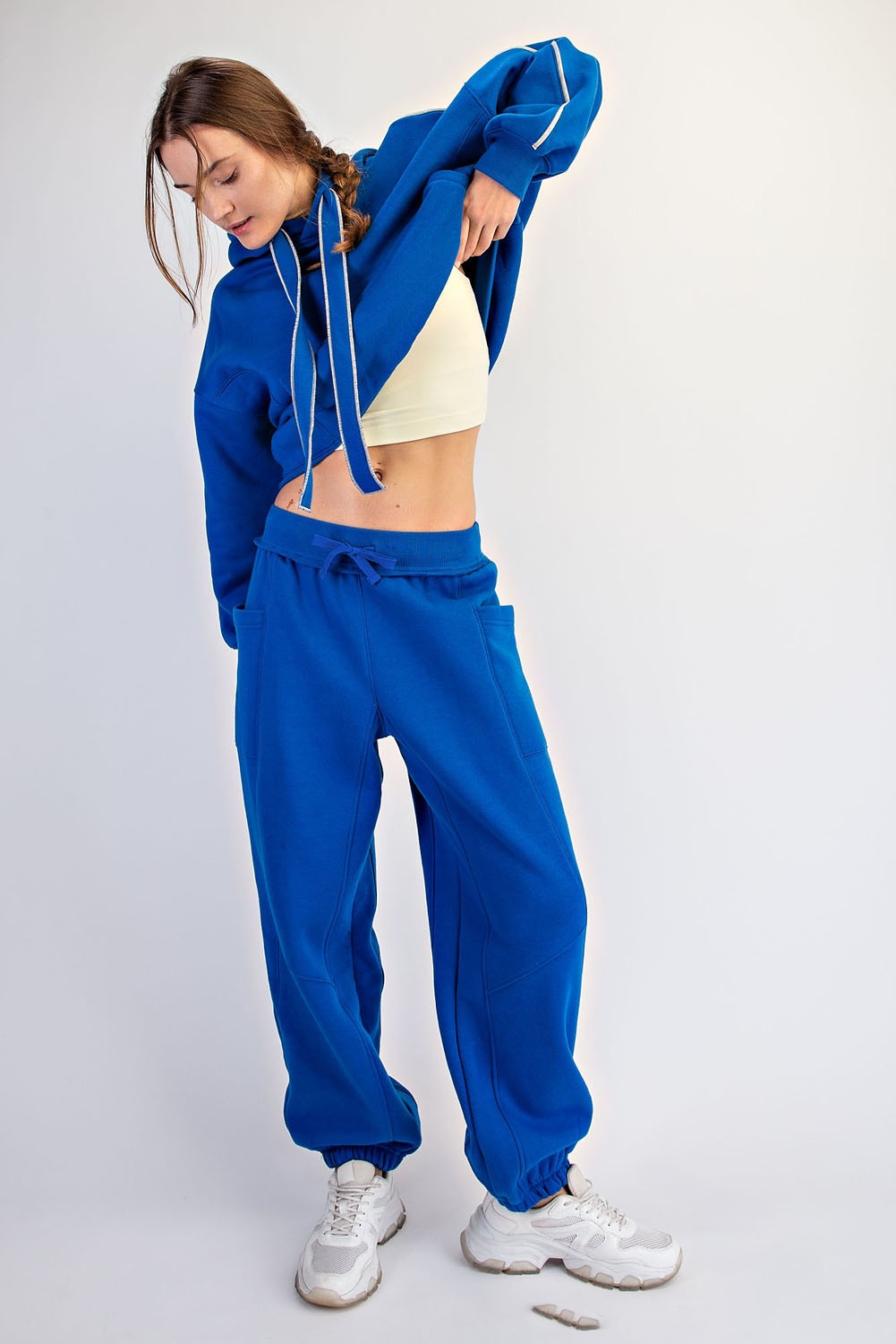 Fleeced Terry Flow Jogger Pants