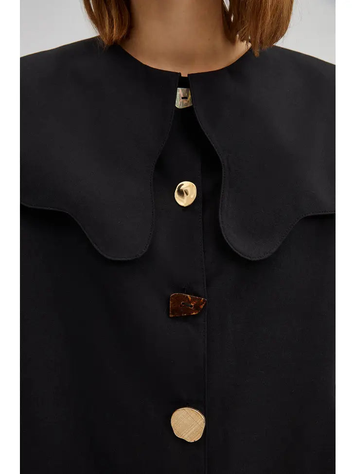 The Wendy Wide Collar Poplin Shirt