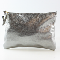 The Metallic Everyday Pouch: 3 sizes! Ginger/Monroe/Carter