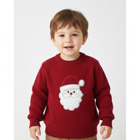 Little Ones Red Santa Christmas Sweater
